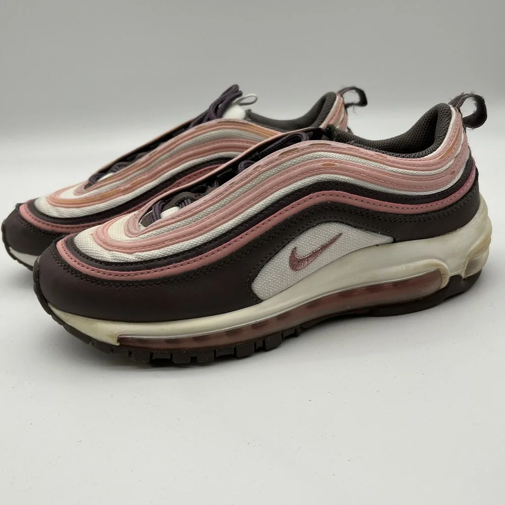 Nike Air Max‎ 97 Womens Brown Pink White Sneakers DQ8996-200 5.5Y